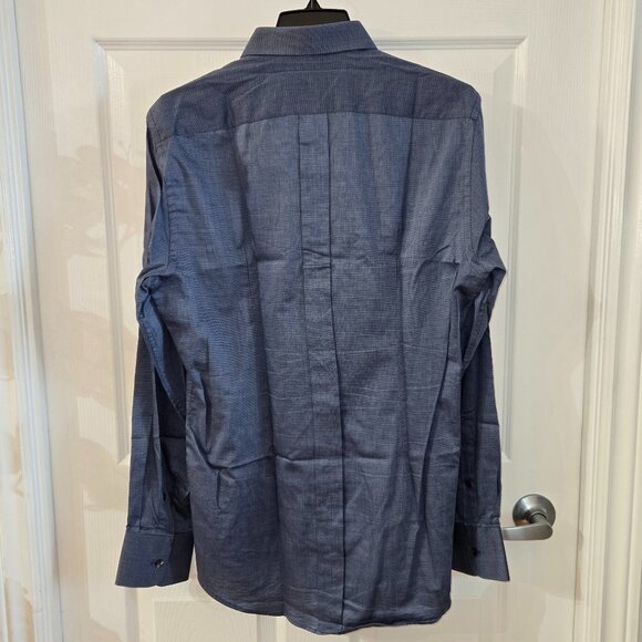 Dolce & Gabbana Gold Cotton Button-Up Dress Shirt with Logo - Picture 4 of 7